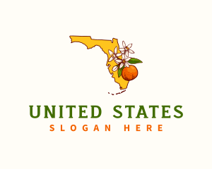 Orange Blossom Florida logo design