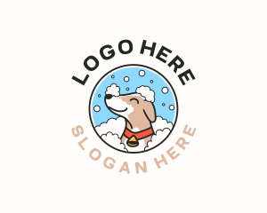 Dog - Dog Grooming Bath logo design