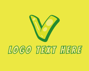 Graphic Gloss V logo design