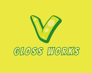 Gloss - Graphic Gloss V logo design