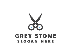 Grey - Grey Barber Scissors logo design