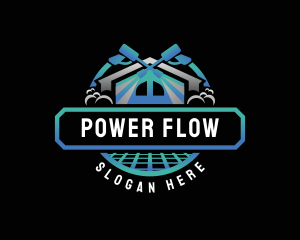 Power Washer Cleaner logo design