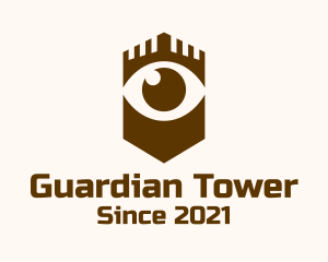 Turret Eye Tower  logo design