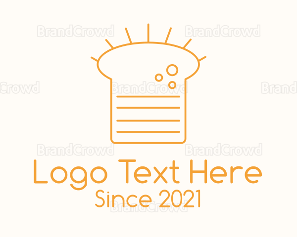 Orange Loaf Outline Logo