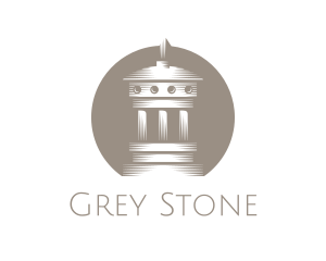 Grey - Grey Greek Dome logo design