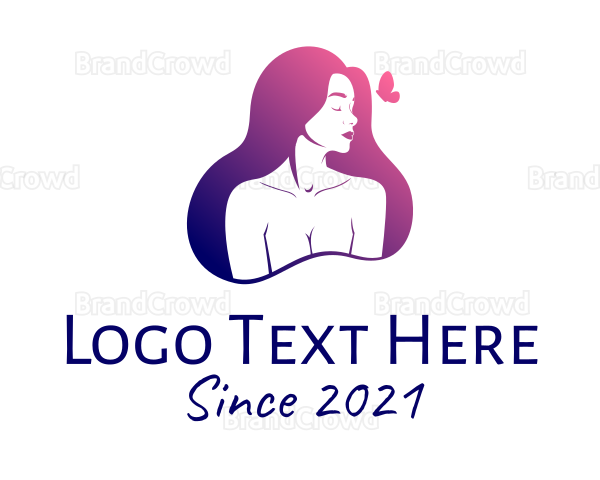 Sexy Nude Model Logo