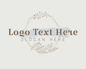 Leaves - Watercolor Floral Business logo design