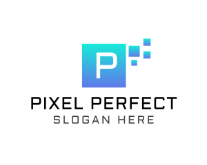 Digital Pixels Software App logo design