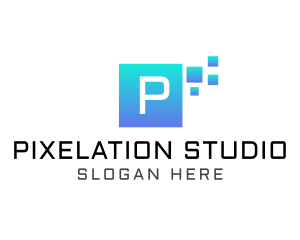 Digital Pixels Software App logo design