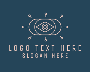 Celestial - Mystical Fortune Teller Eye logo design