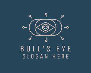 Mystical Fortune Teller Eye logo design