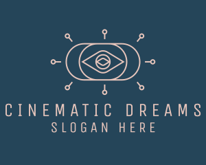 Mystical Fortune Teller Eye logo design