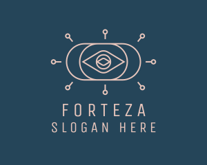 Mystical Fortune Teller Eye logo design