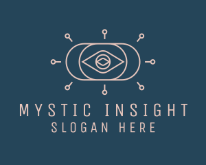 Psychic - Mystical Fortune Teller Eye logo design