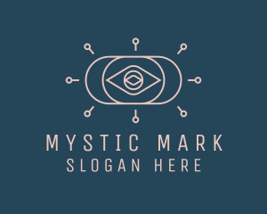 Mystical Fortune Teller Eye logo design