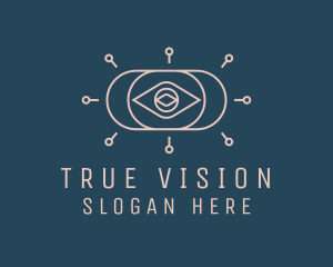 Mystical Fortune Teller Eye logo design