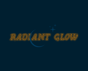 Glow - Neon Moonlight Glow logo design