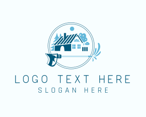 Lodge - Rural House Pressure Cleaning logo design