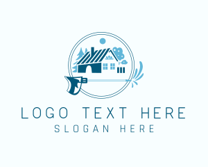 Residential - Rural House Pressure Cleaning logo design