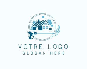 Cabin - Rural House Pressure Cleaning logo design
