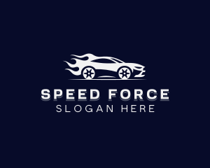 Speed Racer Car logo design