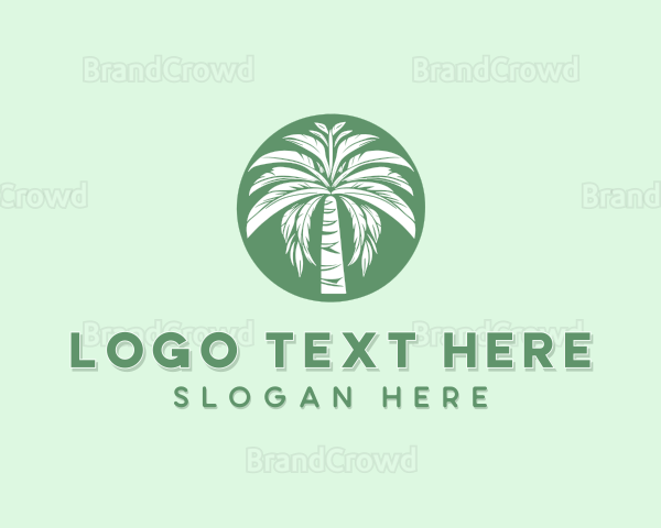 Palm Tree Botanical Garden Logo