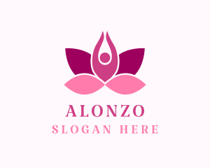 Wellness Lotus Spa logo design