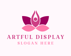 Wellness Lotus Spa logo design