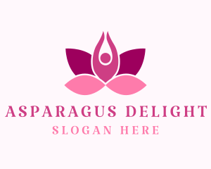 Wellness Lotus Spa logo design