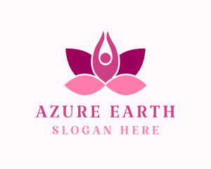 Wellness Lotus Spa logo design