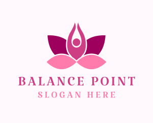 Wellness Lotus Spa logo design