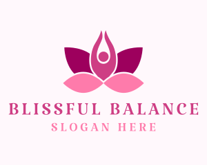 Wellness Lotus Spa logo design