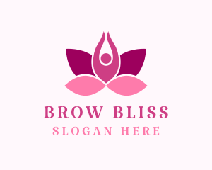 Wellness Lotus Spa logo design