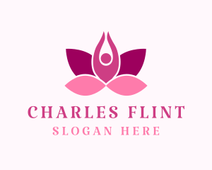 Wellness Lotus Spa logo design