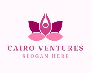 Wellness Lotus Spa logo design