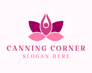 Wellness Lotus Spa logo design