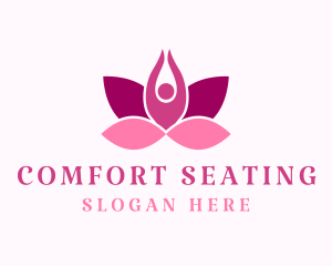 Wellness Lotus Spa logo design