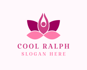 Wellness Lotus Spa logo design