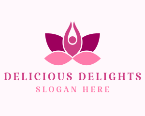 Wellness Lotus Spa logo design