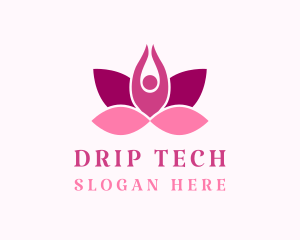 Wellness Lotus Spa logo design