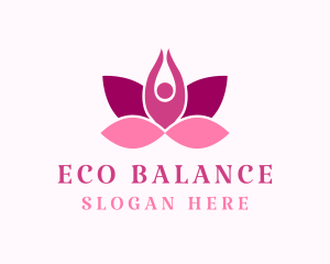 Wellness Lotus Spa logo design