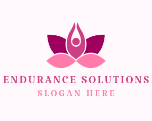 Wellness Lotus Spa logo design