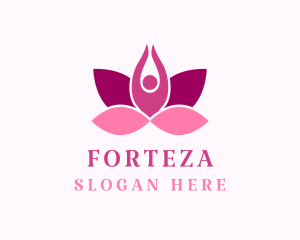 Wellness Lotus Spa logo design