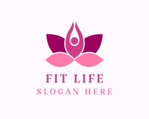 Wellness Lotus Spa logo design