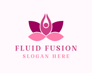 Wellness Lotus Spa logo design