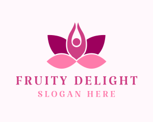 Wellness Lotus Spa logo design