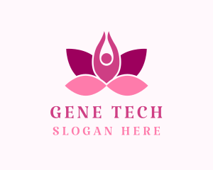 Wellness Lotus Spa logo design