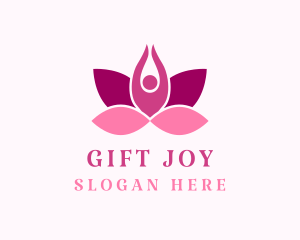 Wellness Lotus Spa logo design