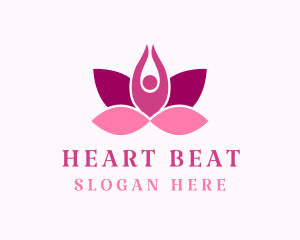 Wellness Lotus Spa logo design