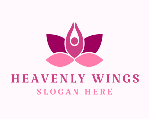 Wellness Lotus Spa logo design